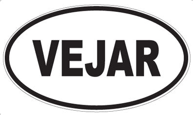 VEJAR - Oval Sticker