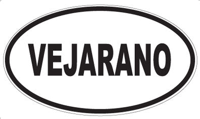 VEJARANO - Oval Sticker