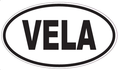 VELA - Oval Sticker