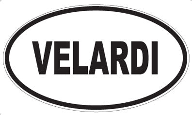 VELARDI - Oval Sticker