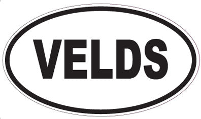 VELDS - Oval Sticker