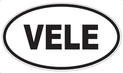 VELE - Oval Sticker