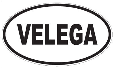 VELEGA - Oval Sticker