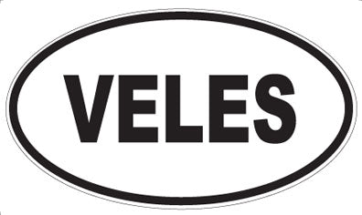 VELES - Oval Sticker