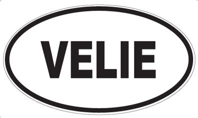 VELIE - Oval Sticker