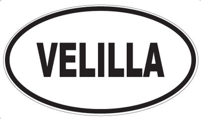 VELILLA - Oval Sticker