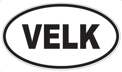 VELK - Oval Sticker