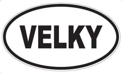 VELKY - Oval Sticker