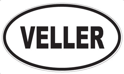 VELLER - Oval Sticker