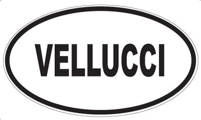 VELLUCCI - Oval Sticker