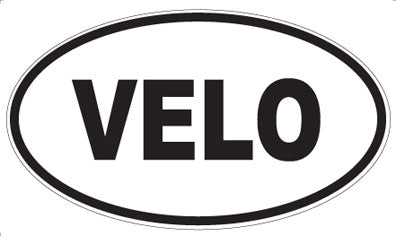 VELO - Oval Sticker