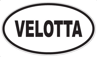 VELOTTA - Oval Sticker