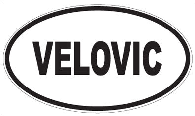 VELOVIC - Oval Sticker