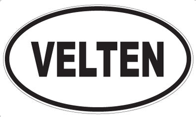 VELTEN - Oval Sticker