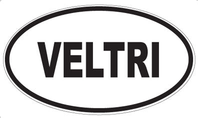 VELTRI - Oval Sticker