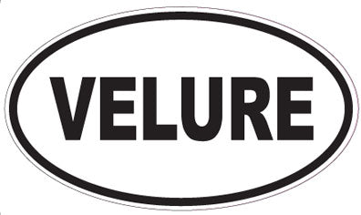 VELURE - Oval Sticker