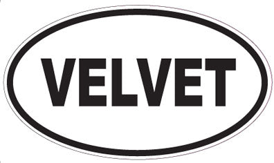 VELVET - Oval Sticker