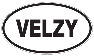 VELZY - Oval Sticker