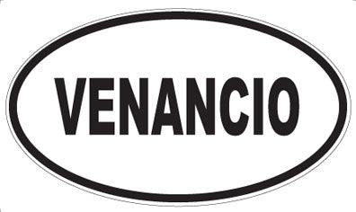 VENANCIO - Oval Sticker