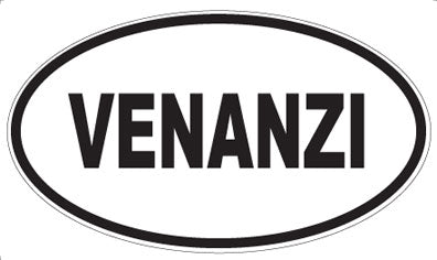 VENANZI - Oval Sticker
