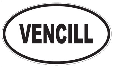 VENCILL - Oval Sticker