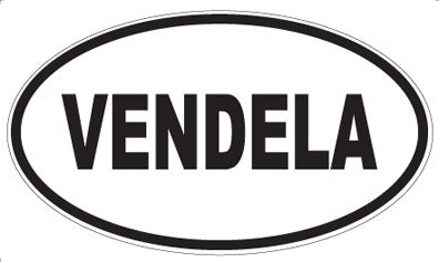 VENDELA - Oval Sticker