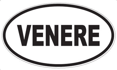 VENERE - Oval Sticker