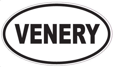 VENERY - Oval Sticker