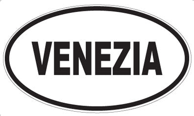 VENEZIA - Oval Sticker