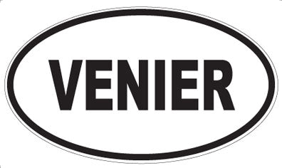 VENIER - Oval Sticker