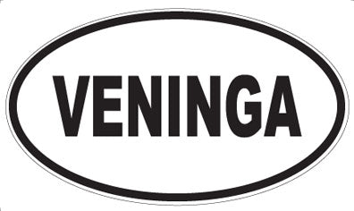VENINGA - Oval Sticker
