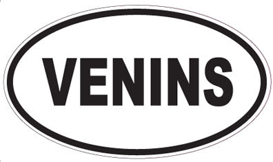 VENINS - Oval Sticker