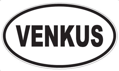 VENKUS - Oval Sticker