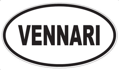 VENNARI - Oval Sticker