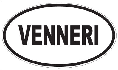 VENNERI - Oval Sticker
