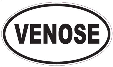 VENOSE - Oval Sticker