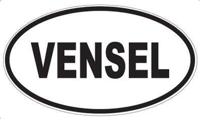 VENSEL - Oval Sticker