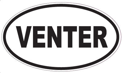 VENTER - Oval Sticker