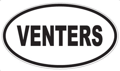 VENTERS - Oval Sticker