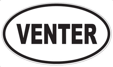 VENTER - Oval Magnet