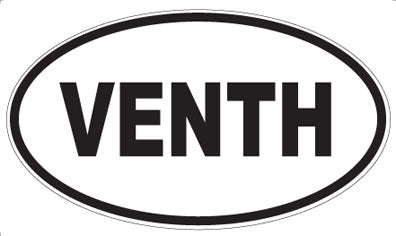 VENTH - Oval Sticker