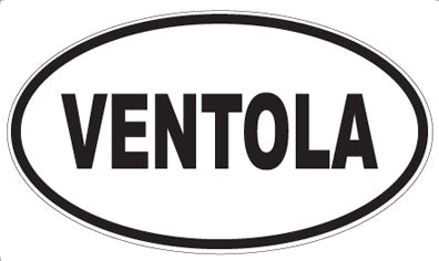 VENTOLA - Oval Sticker