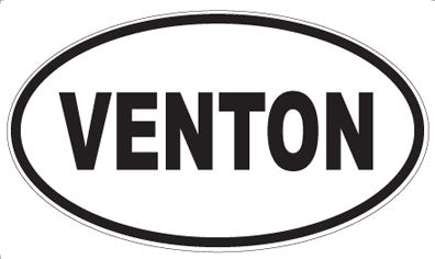 VENTON - Oval Sticker