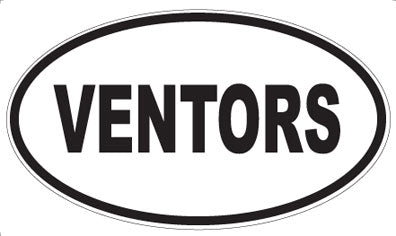VENTORS - Oval Sticker