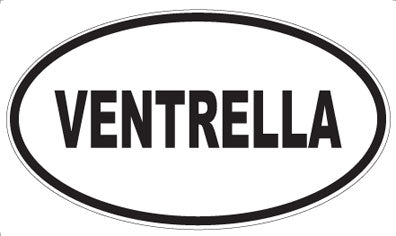 VENTRELLA - Oval Sticker