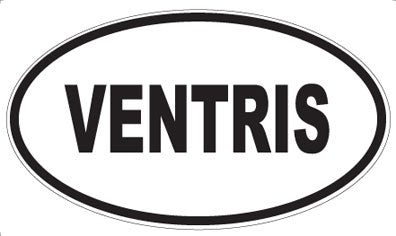 VENTRIS - Oval Sticker