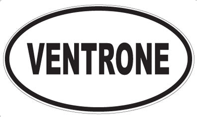 VENTRONE - Oval Sticker