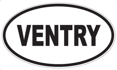 VENTRY - Oval Sticker