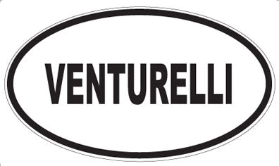 VENTURELLI - Oval Sticker