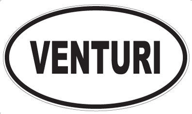 VENTURI - Oval Sticker